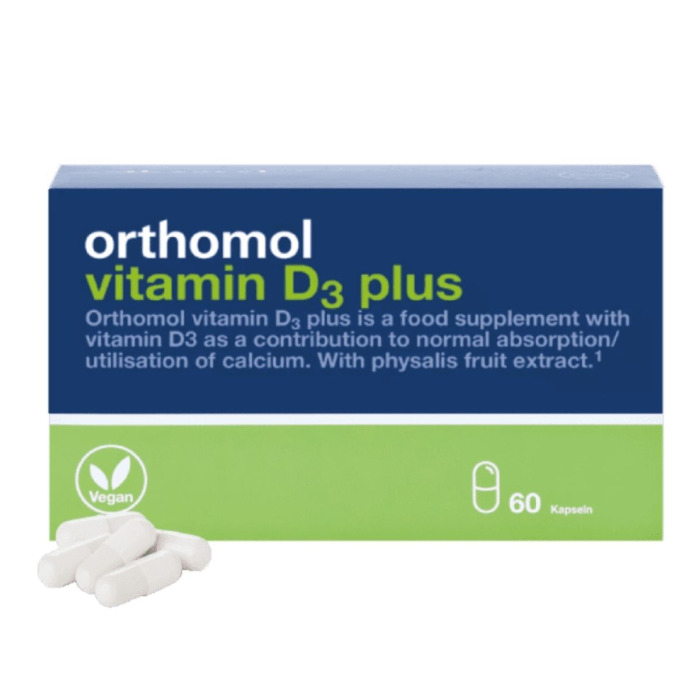 Витаминный Комплекс для Костного Скелета и Структуры Костей Orthomol Vitamin D3 Plus New