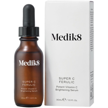 Сироватка з Вітаміном С та Феруловою Кислотою Medik8 Super C Ferulic Potent Vitamin C Brightening Serum Сироватка з Вітаміном С та Феруловою Кислотою Medik8 Super C Ferulic Potent Vitamin C Brightening Serum