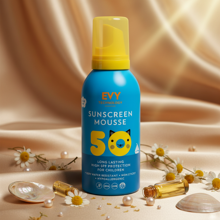 Солнцезащитный Мусс для Детей и Младенцев Evy Technology Sunscreen Mousse Kids Spf 50