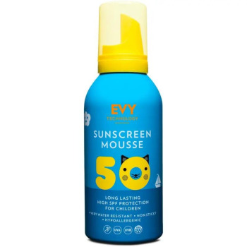 Солнцезащитный Мусс для Детей и Младенцев Evy Technology Sunscreen Mousse Kids Spf 50 Солнцезащитный Мусс для Детей и Младенцев Evy Technology Sunscreen Mousse Kids Spf 50