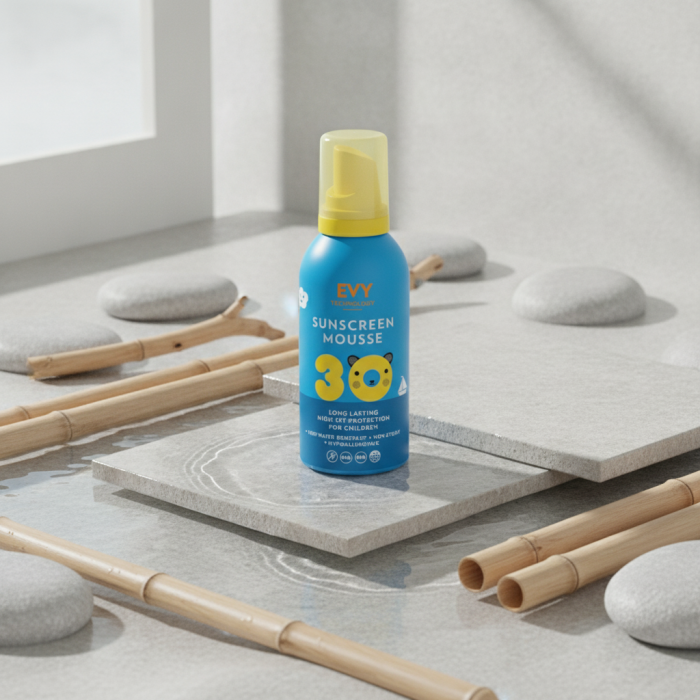 Солнцезащитный Мусс для Детей и Младенцев Evy Technology Sunscreen Mousse Kids Spf 30