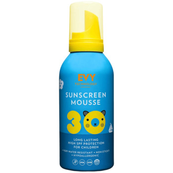 Солнцезащитный Мусс для Детей и Младенцев Evy Technology Sunscreen Mousse Kids Spf 30 Солнцезащитный Мусс для Детей и Младенцев Evy Technology Sunscreen Mousse Kids Spf 30