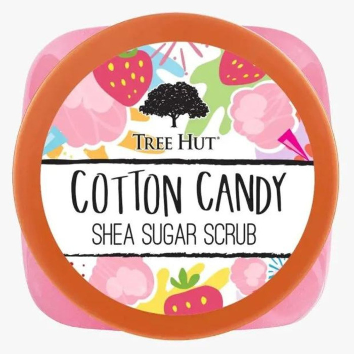 Сахарный Скраб для Тела с Ароматом Сладкой Ваты Tree Hut Cotton Candy Sugar Scrub