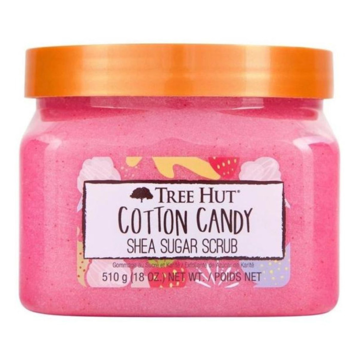 Сахарный Скраб для Тела с Ароматом Сладкой Ваты Tree Hut Cotton Candy Sugar Scrub