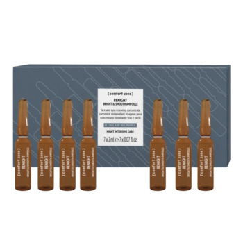 Ампулы для Лица «Сияние и Гладкость» Comfort Zone Renight Bright & Smooth Ampoule