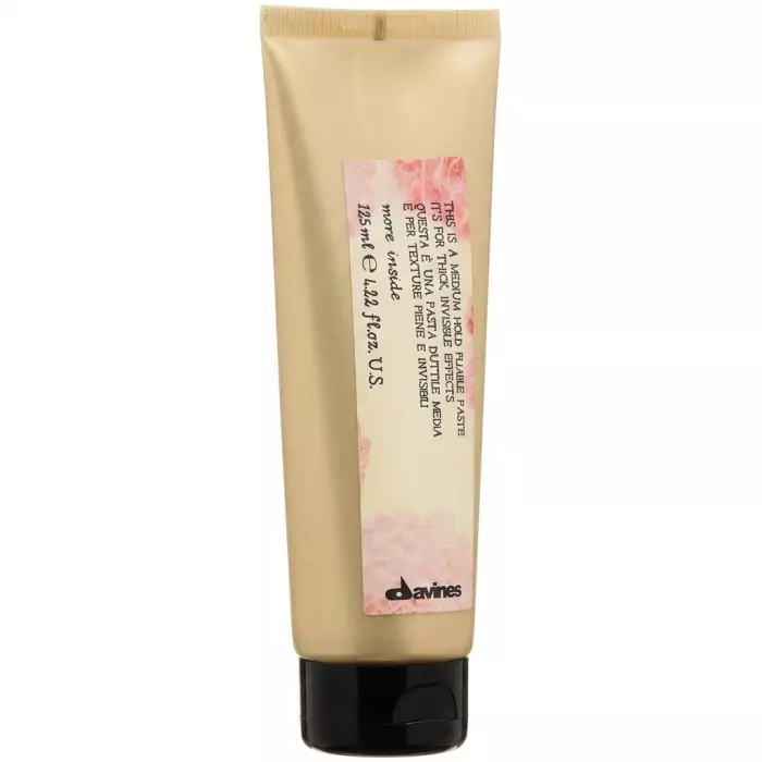 Пластичная Паста для Объемного Невидимого Стайлинга Davines More Inside Medium Hold Pliable Paste