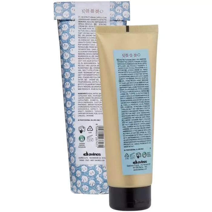 Матирующий Крем-Гель Сильной Фиксации для Волос Davines More Inside Strong Hold Cream Gel