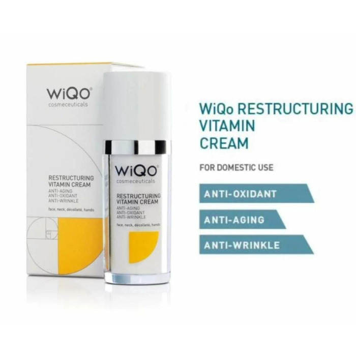 Восстанавливающий Витаминный Крем с Витамином C WiQo Restructuring Vitamin Cream