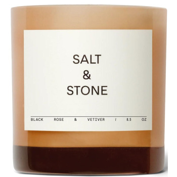 Соевая Свеча с Ароматом Черной Розы и Ветивера Salt & Stone Candle Black Rose & Vetiver