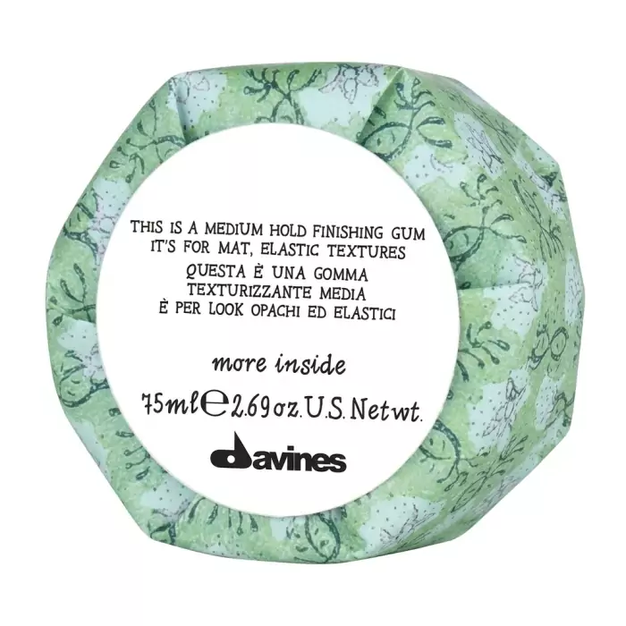 Эластик-Гель для Матовых Подвижных Текстур  Davines More Inside Medium Hold Finishing Gum 