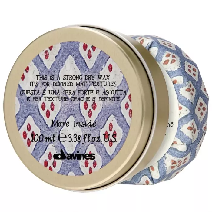 Сухой Воск для Текстурных Матовых Акцентов Davines More Inside Strong Dry Wax