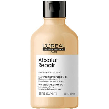 Шампунь для Интенсивного Восстановления Поврежденных Волос L'oreal Professionnel Serie Expert Absolut Repair Gold Quinoa + Protein Shampoo Шампунь для Интенсивного Восстановления Поврежденных Волос L'oreal Professionnel Serie Expert Absolut Repair Gold Quinoa + Protein Shampoo