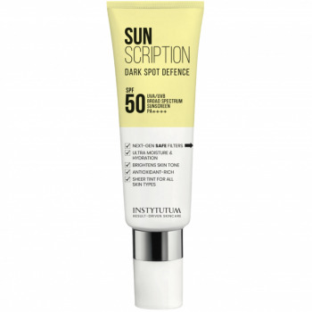 Солнцезащитный Крем с Осветляющим Эффектом Instytutum Sunscription Dark Spot Defence SPF 50