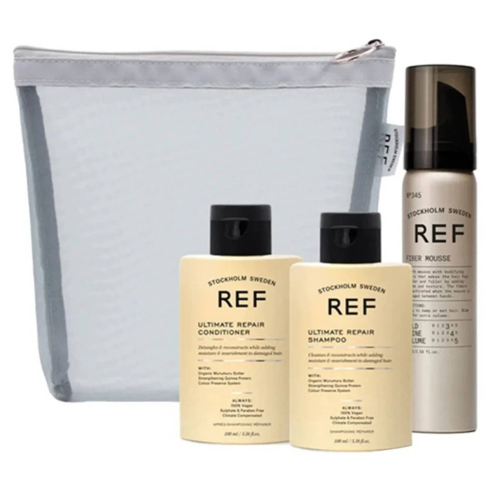 Набор Миниатюр для Восстановления Волос REF Travel Mesh Bag Repair