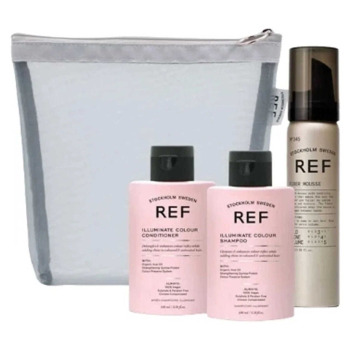Набор Миниатюр для Окрашенных Волос REF Travel Mesh Bag Colour