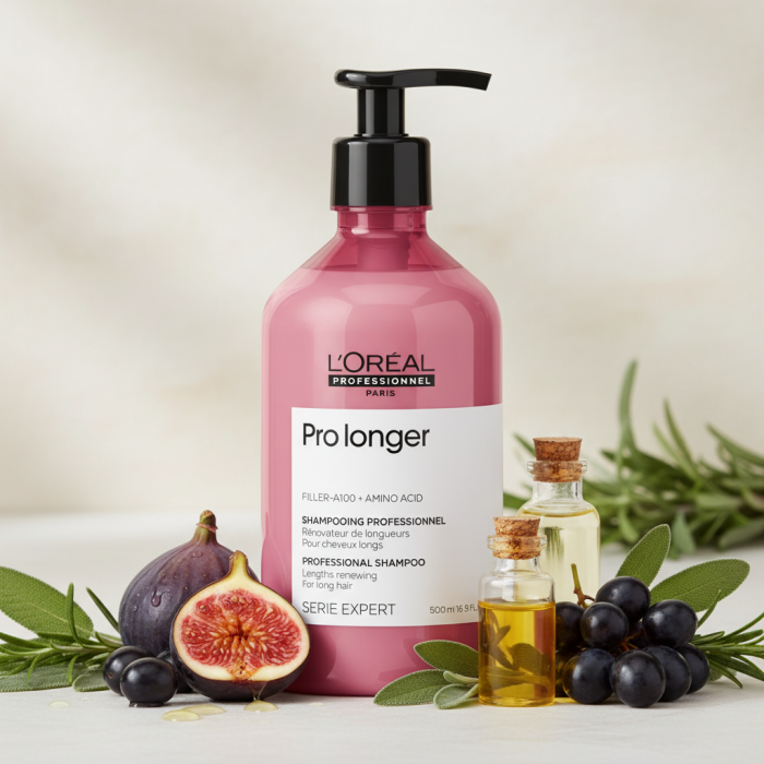Шампунь для Восстановления Плотности Поверхности Волос по Длине L'oreal Professionnel Serie Expert Pro Longer Lengths Renewing Shampoo