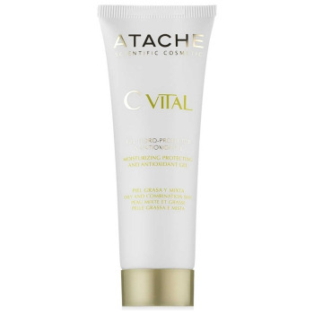 Гидрозащитный Антиоксидантный Крем-Гель для Жирной и Комбинированной Кожи ATACHE C Vital Cream-Gel Oily & Combination Skin