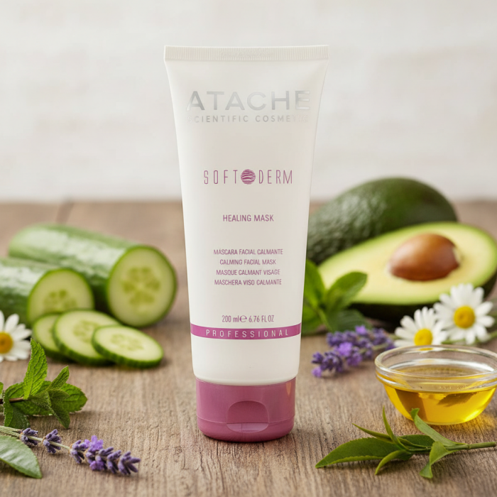Успокаивающая Антистресс Маска ATACHE Soft Derm Healing Mask