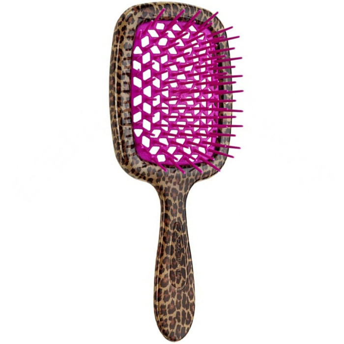 Расческа для Волос Леопардовая с Розовым Janeke Superbrush Sp230 Mac