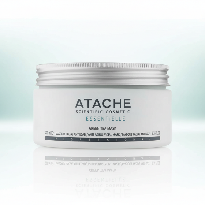 Маска для Лица с Экстрактом Зеленого Чая ATACHE Essentielle Reafirming Green Tea Mask