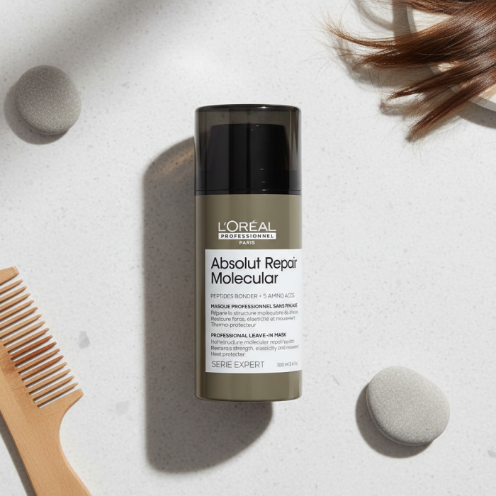 Профессиональная Несмываемая Многофункциональная Маска для Молекулярного Восстановления Структуры Поврежденных Волос L'oreal Professionnel Serie Expert Absolut Repair Molecular Leave-In Mask