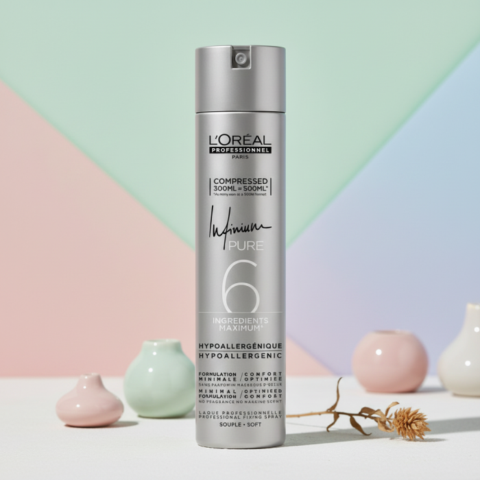 Профессиональный Лак без Запаха для Очень Сильной Фиксации Волос L'oreal Professionnel Infinium Pure Extra Strong