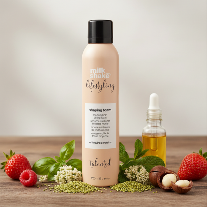 Термозащитная Пена для Объема и Моделирования Прически Milk Shake Lifestyling Shaping Foam Medium Hold