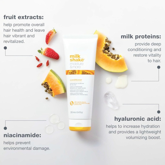 Увлажняющий Кондиционер для Сухих Волос Milk Shake Moisture & More Conditioner