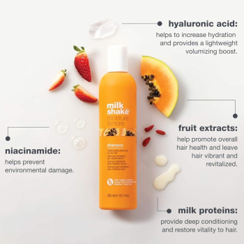 Шампунь для Сухих и Обезвоженных Волос Milk Shake Moisture & More Shampoo