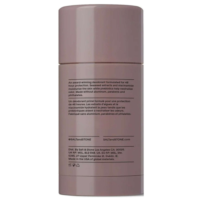 Натуральный Дезодорант с Ароматом Черной Розы и Уда Salt & Stone Natural Deodorant Black Rose & Oud - Formula Nº1