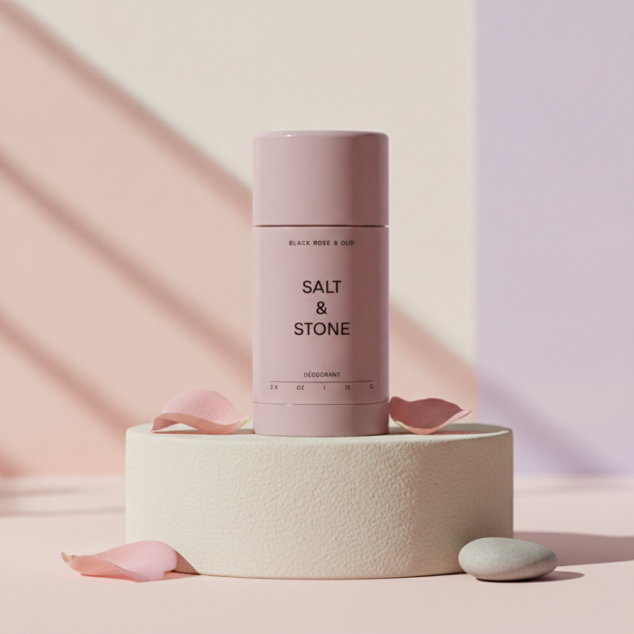 Натуральный Дезодорант с Ароматом Черной Розы и Уда Salt & Stone Natural Deodorant Black Rose & Oud - Formula Nº1