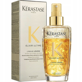 Двухфазное Масло-Спрей для Тонких и Нормальных Волос Kerastase Elixir Ultime L Huile Legere Двухфазное Масло-Спрей для Тонких и Нормальных Волос