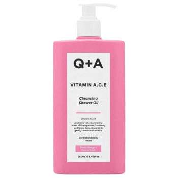 Витаминизированное Масло для Душа Q+A Vitamin A.C.E. Cleansing Shower Oil