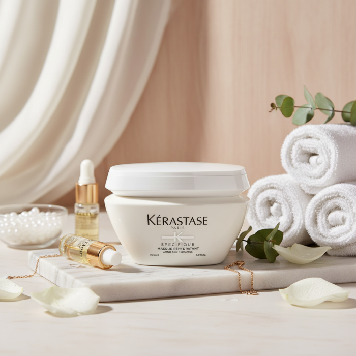 Интенсивная Увлажняющая Гель-Маска для Чувствительных и Сухих Волос Kerastase Specifique Masque Rehydratant