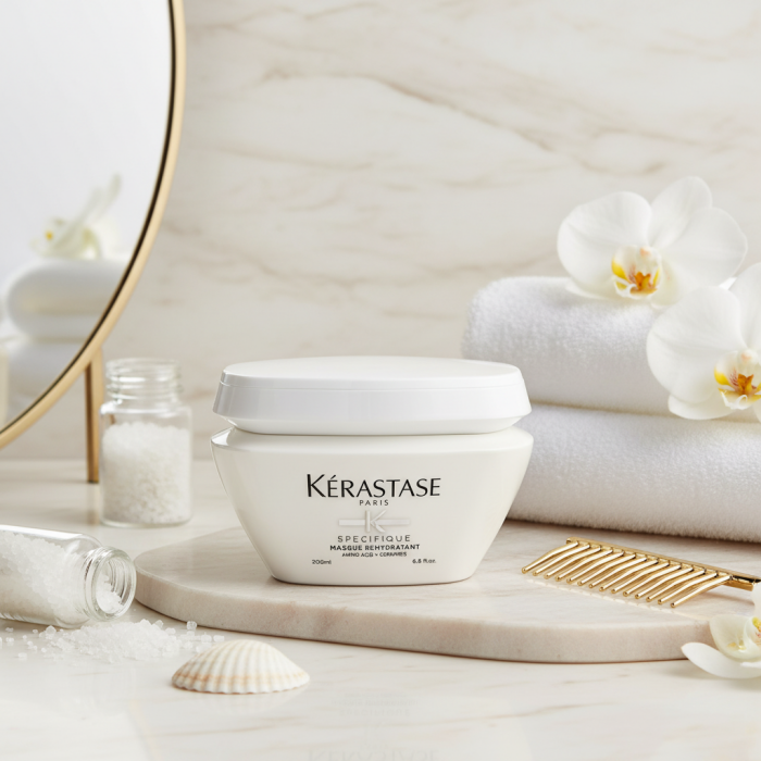 Интенсивная Увлажняющая Гель-Маска для Чувствительных и Сухих Волос Kerastase Specifique Masque Rehydratant