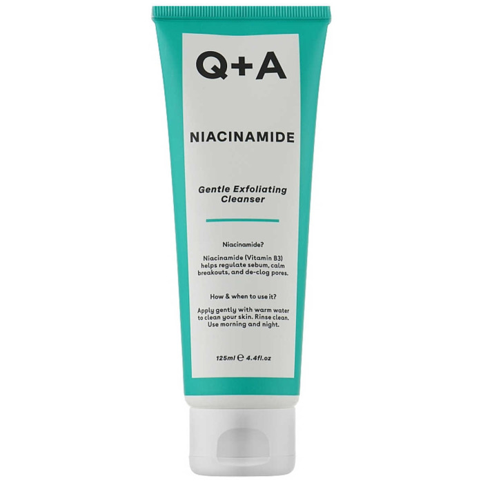 Отшелушивающий Гель для Лица Q+A Niacinamide Gentle Exfoliating Cleanser