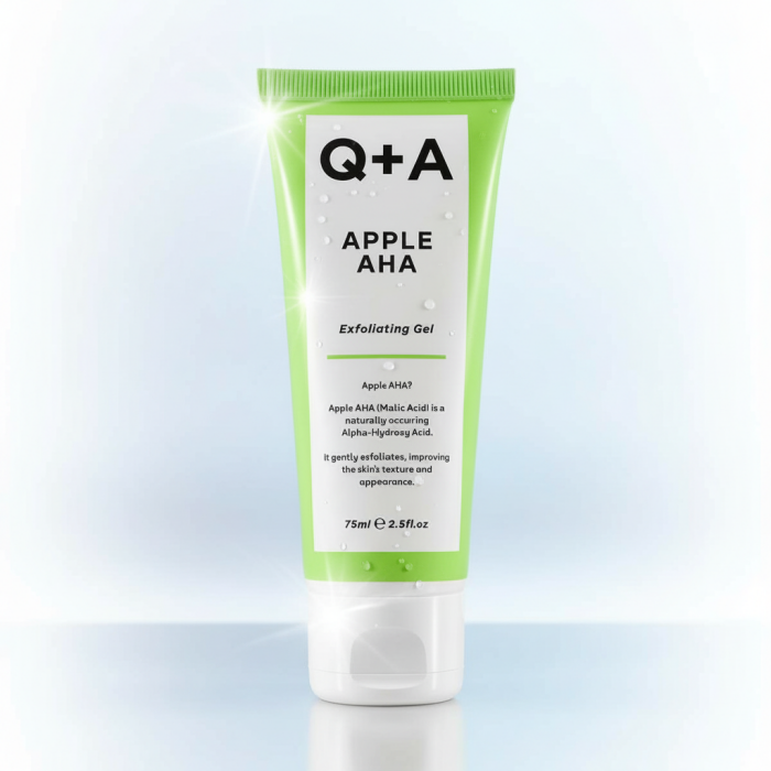 Отшелушивающий Гель для Лица с Кислотами Q+A Apple AHA Exfoliating Gel