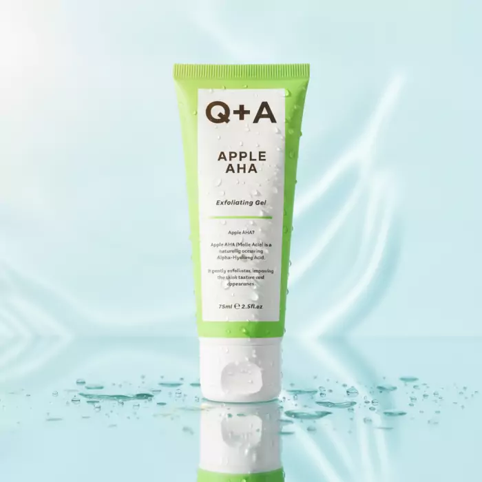Отшелушивающий Гель для Лица с Кислотами Q+A Apple AHA Exfoliating Gel