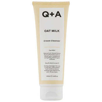 Очищающее Кремовое Средство для Лица с Овсяным Молочком Q+A Oat Milk Cream Cleanser