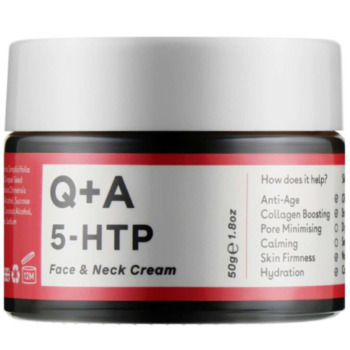 Крем для Лица и Шеи Q+A 5-HTP Face & Neck Cream