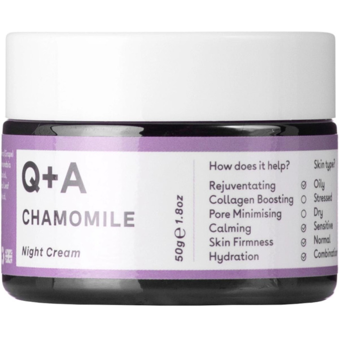 Ночной Крем для Лица Q+A Chamomile Calming Night Cream