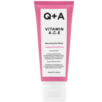 Мультивитаминная Маска для Лица Q+A Vitamin A.C.E. Warming Gel Mask