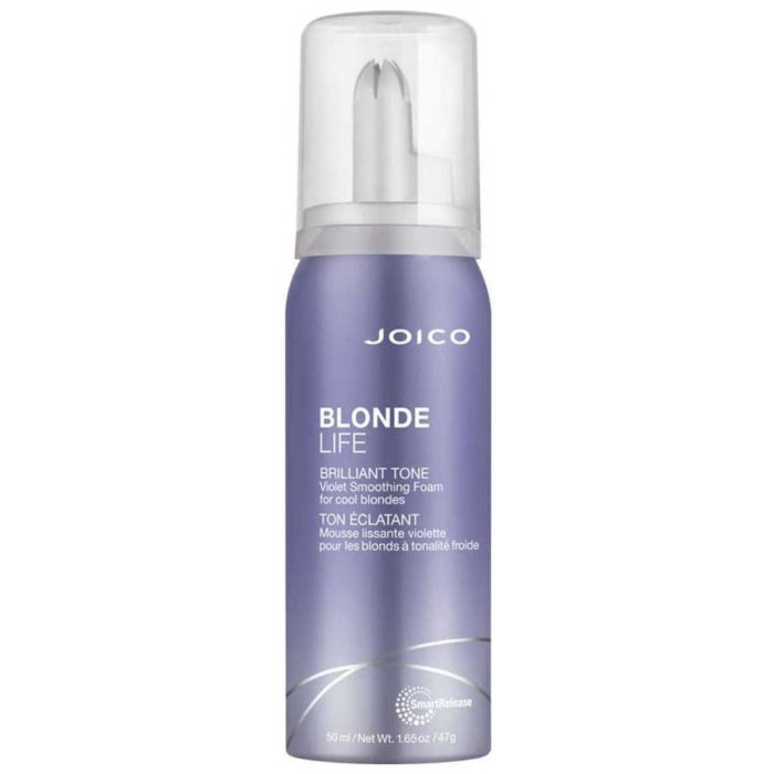 Фиолетовый Разглаживающий Мусс для Сохранения Яркости Блонда Joico Blonde Life Brilliant Tone Violet Smoothing Foam