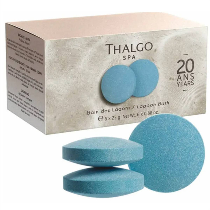 Шипучие Таблетки для Ванны «Воды Лагуны» Thalgo Iles Pacifique Lagoon Bath Pebbles