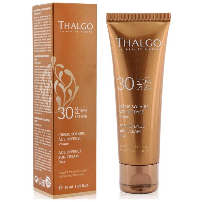 Антивозрастной Солнцезащитный Крем для Лица Thalgo Age Defence Sun Cream SPF 30