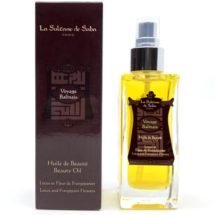 Масло Красоты для Тела и Волос «Бали, Лотос и Франжипани» La Sultane de Saba Voyage Balinais Beauty Oil Lotus and Frangipani Flowers