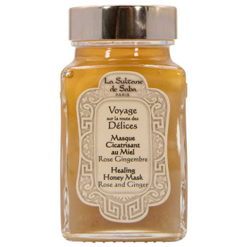 Маска для Лица с Медом, Розой и Имберем La Sultane de Saba Voyage Délices Healing Honey Mask Rose and Ginger