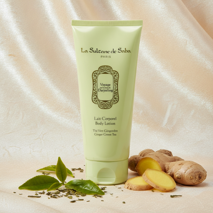 Молочко для Тела «Зеленый Чай с Имбирем» La Sultane de Saba Voyage Darjeeling Body Lotion Ginger Green Tea