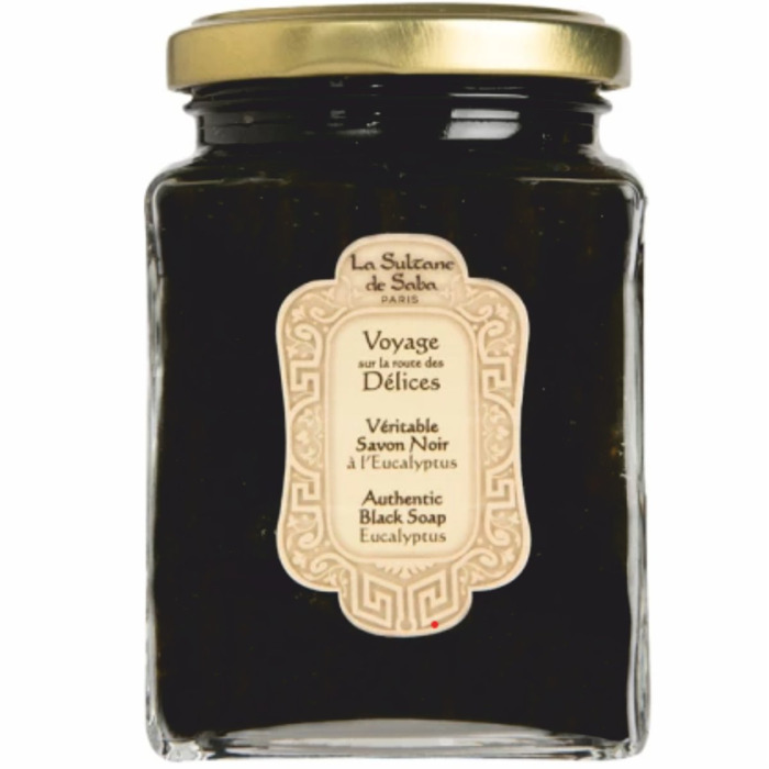 Черное Мыло с Эвкалиптом La Sultane de Saba Voyage Délices Authentic Black Soap Eucalyptus