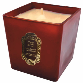 Ароматическая Свеча AMS La Sultane de Saba Voyage Orient Scented Candle Amber Musk Sandalwood